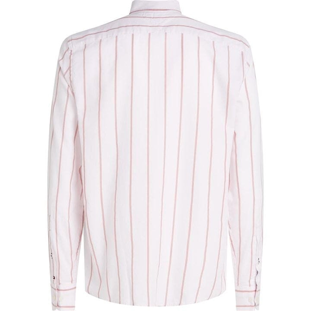 Tommy Hilfiger Oxford Stripe Regular Fit Shirt - Pink